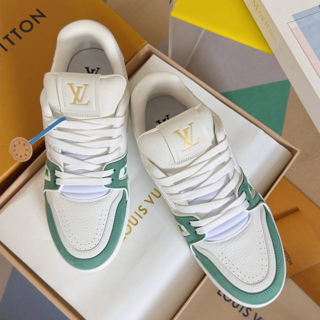 Top Version Men's Lv Tarine Louis Vuitton L Couple Golf Casual Sports Shoes Skat