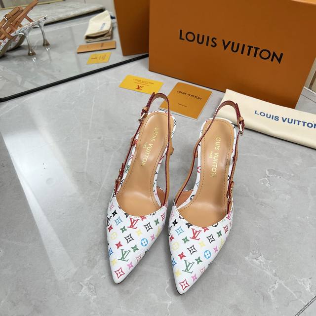 Factory P Price P Louis Vuitton New Sandals Upper Original Printed Leather Linin