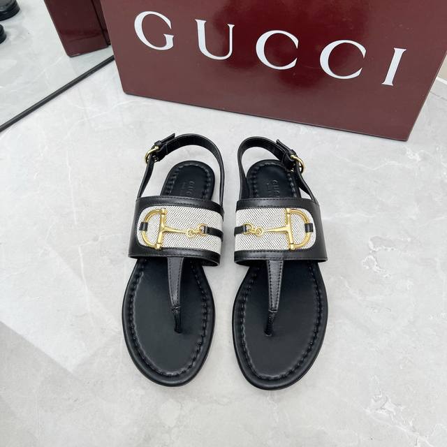 Slippers Sandals Gucci 25Ss Latest Flip-Flop Sandals This Highly Recognizable Cl