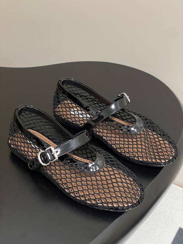 Belt Box 20 Order Notes Alaia French Ballet Shoes Flat Shoes Beautiful Hollow Fi
