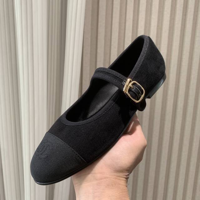 chanel2025 Spring And Summer New Mary Jane Leather Fabric Chanel Chanel C Hom