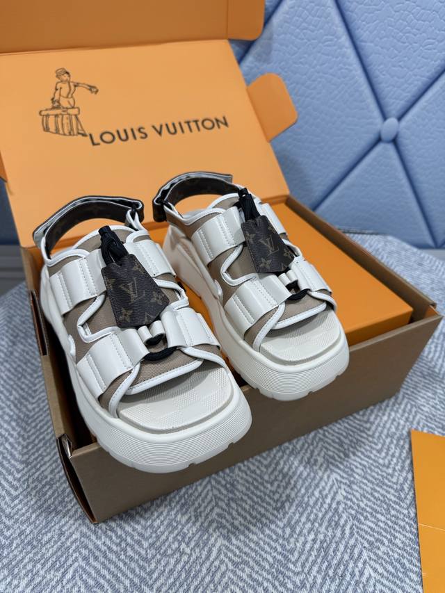 louis Vuitton Maya Flatform Sandals This Maya Flatform Sandal Is Made Of Smoo