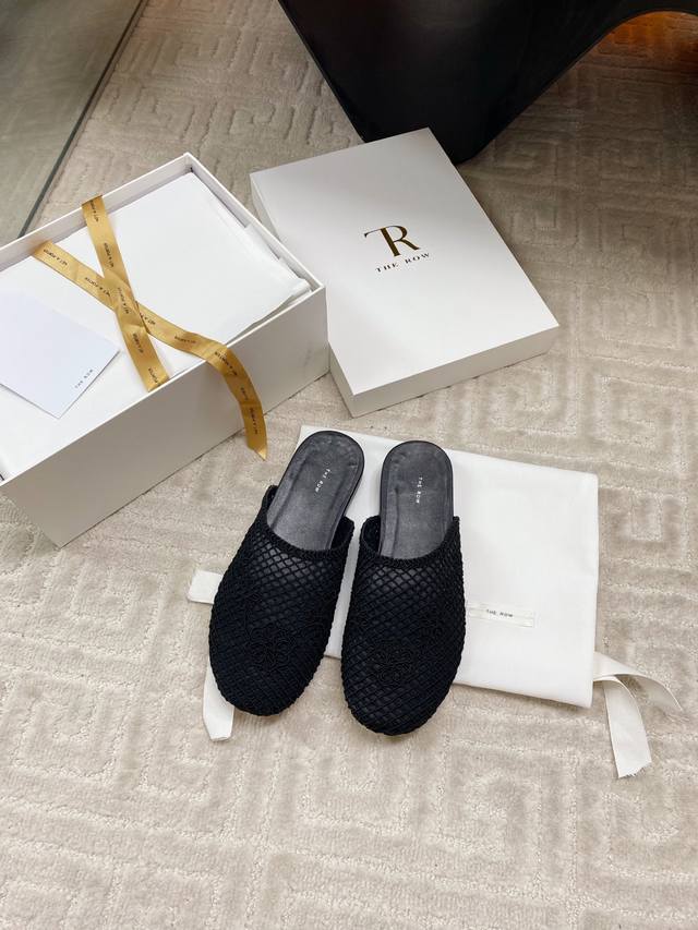 Factory The Row Roman Mesh Slippers. You Can Feel Its High-End Feel Through The