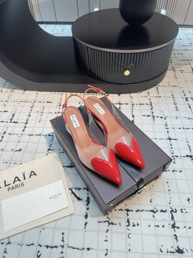 Top Version, Newest Hot Item, Alaia High Love Series Of Heart-Shaped Sandals Is