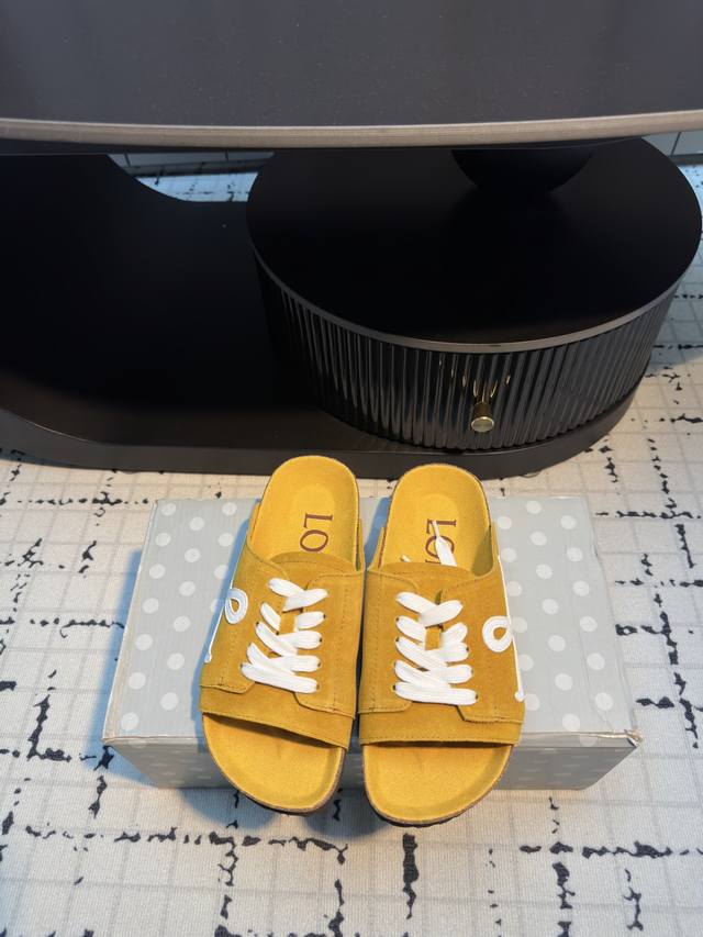 loewe X Birkenstock Birkenstock Full Shoe Leather Suede Double Buckle Fashion