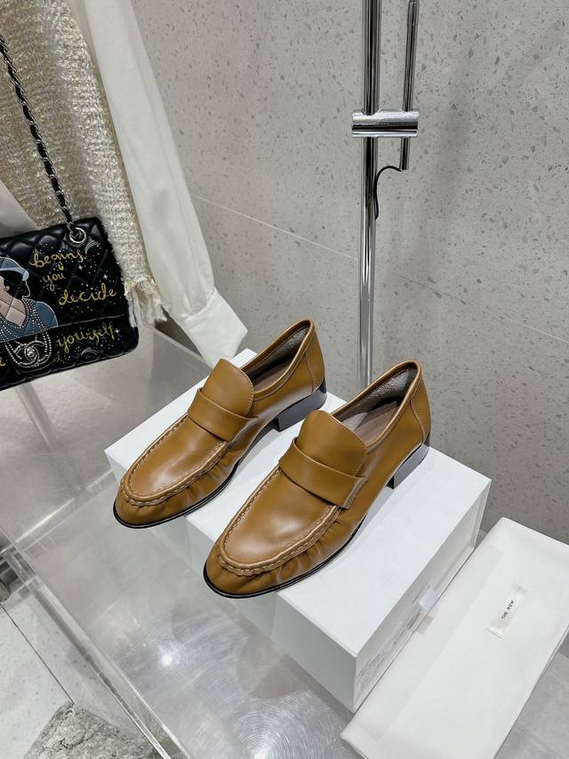 therow Classic Loafers Hidden Elastic Design Inside The Shoe Mouth Makes It E