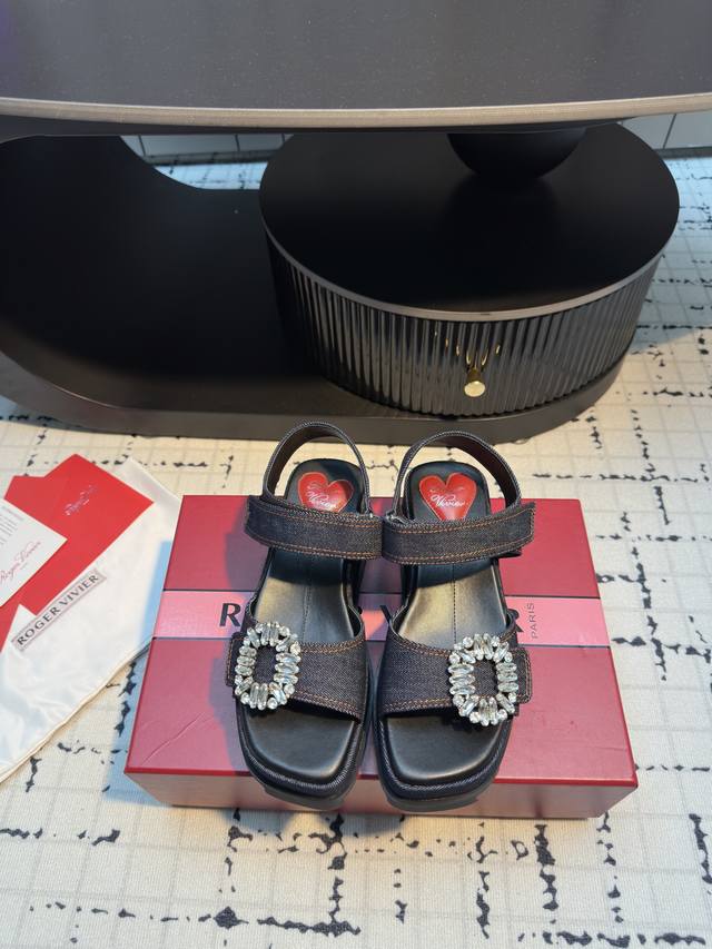 roger I Am Totally Amazed By Vivier's New Thick-Soled Sandals. This Pair Of S