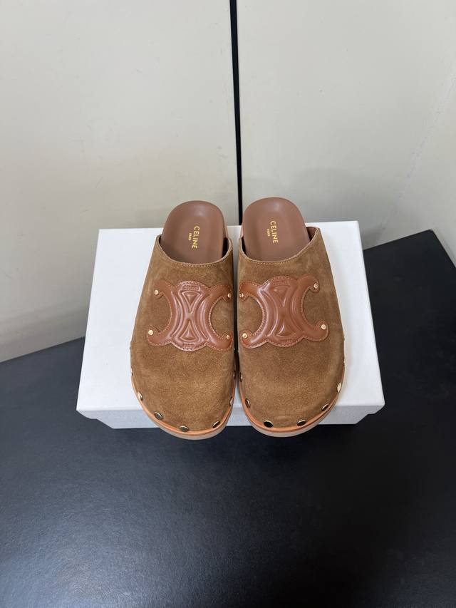 celine Celine 25 Spring And Summer New Arc De Triomphe Rivet Birkenstock Clos