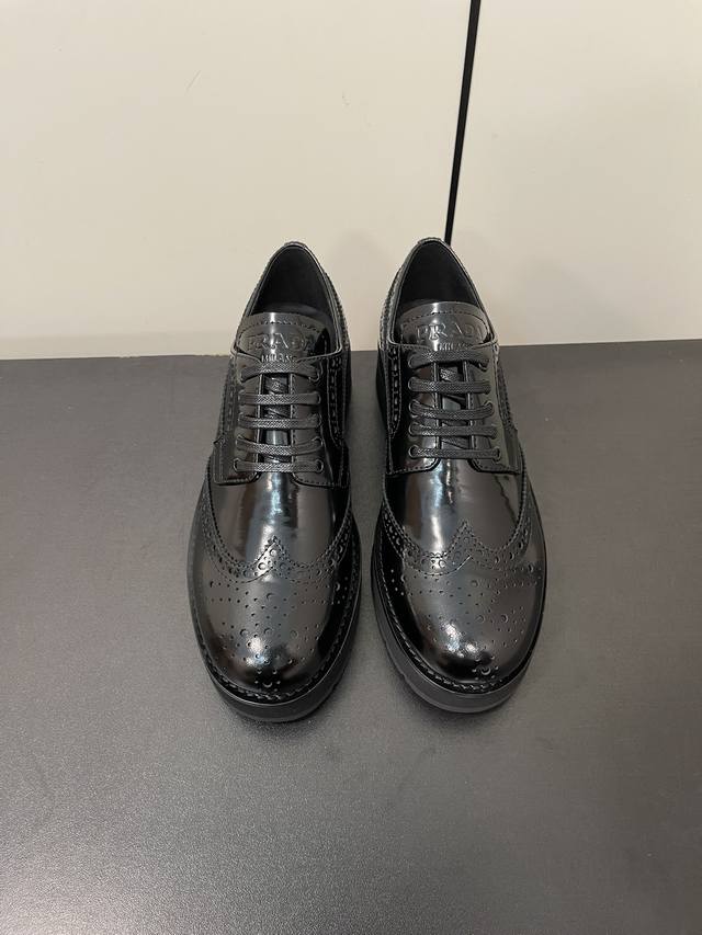 prada Prada Ss24 New Arrival P Home 24 Spring And Summer Thick-Soled Brogue C