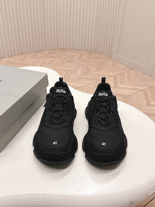 New Color Balenciaga Paris Family Dad Shoes Couple Style Triple S Series Round H