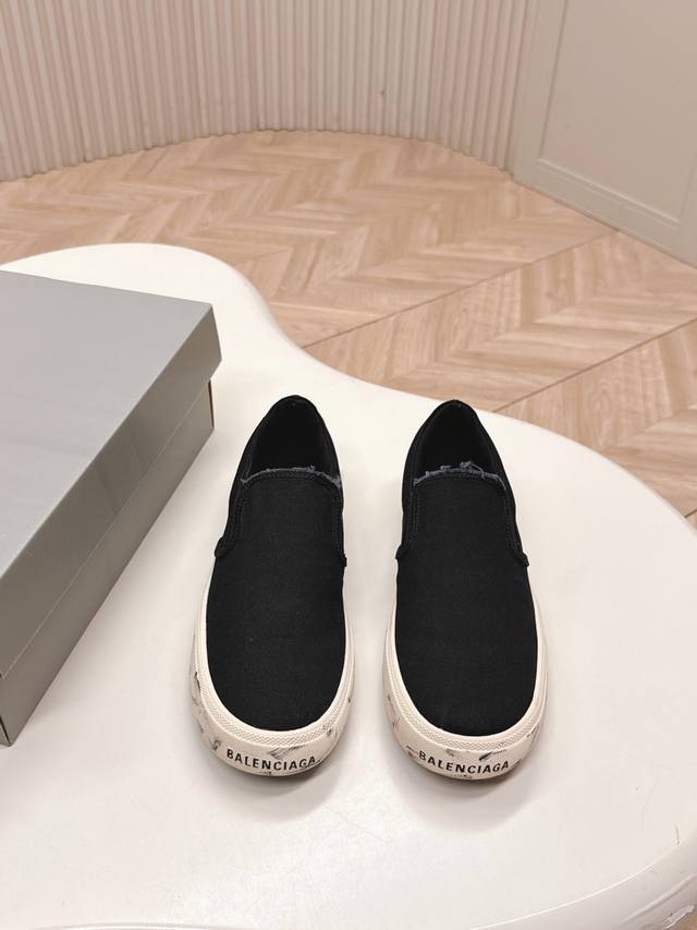 Out Bale~Ziaga Paris Series Canvas Shoes Canvas Beggar Shoes Are Ugly To The Ext