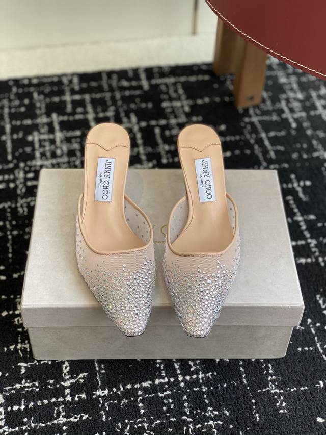 Purchasing-Level Early Spring Crystal Diamond Buckle Sandals And Slippers Jimmy