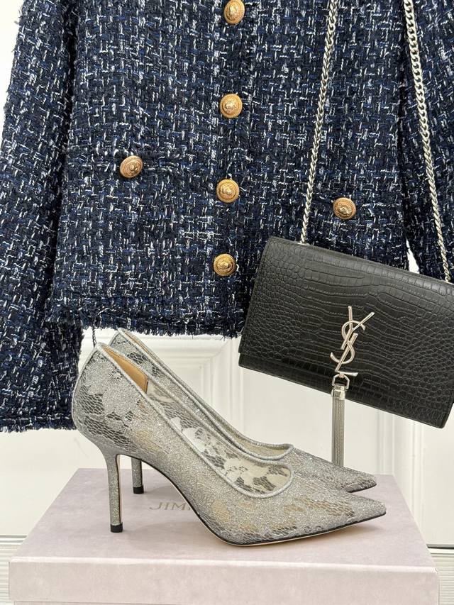 Factory Price Jimmy Choo Jimmy Choo Classic Spring And Summer Hit Lace High Heel