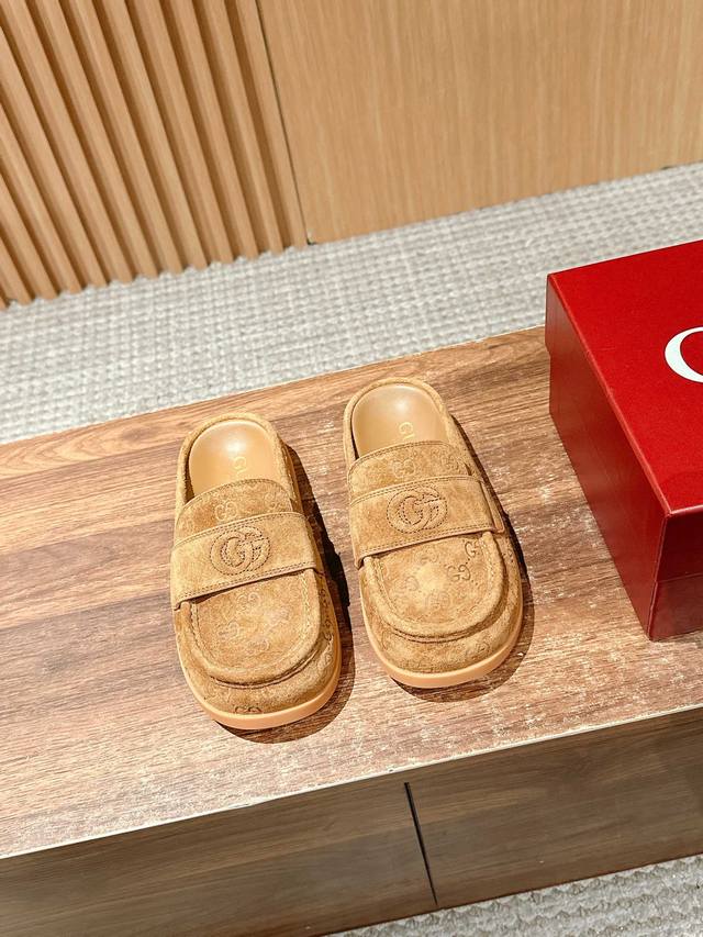 New Gucci Thick-Soled Birkenstock Mules Made In Dongguan Every Detail Is Careful