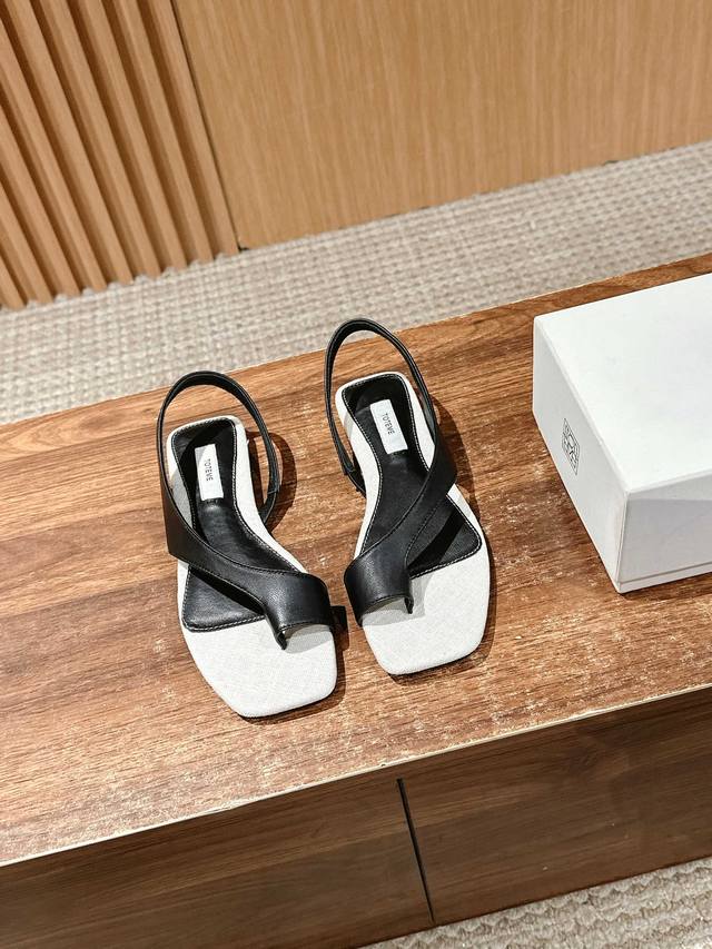 Made In Dongguan#New Style Toe Sandals Nordic Minimalist Style Retro Temperament