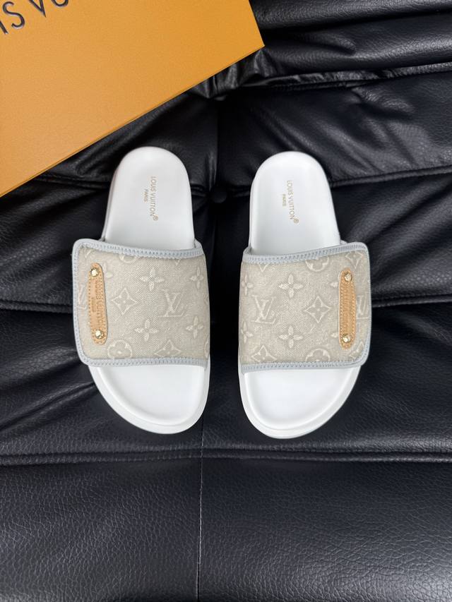 louis Vuitton Louis Vuitton High-End Luxury Slippers 1:1 High-End Quality Lei