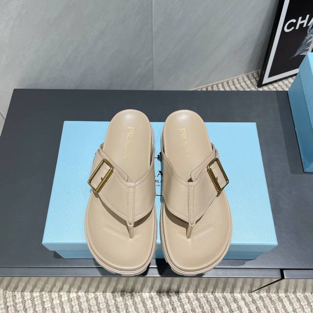Factory: Exclusive Top Version Prad*A Prada 2025Vs Spring And Summer Hit Sandals
