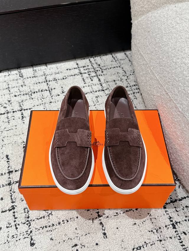 Men +10 #Couple Top Version Hermes 25 Latest H Casual Loafers H Loafers Are Time