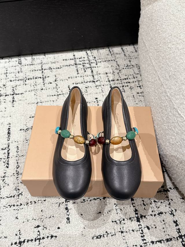 gianvito Rossi Fashion Brand 25 Spring And Summer New Rossi Gr Gem Ballet Fla