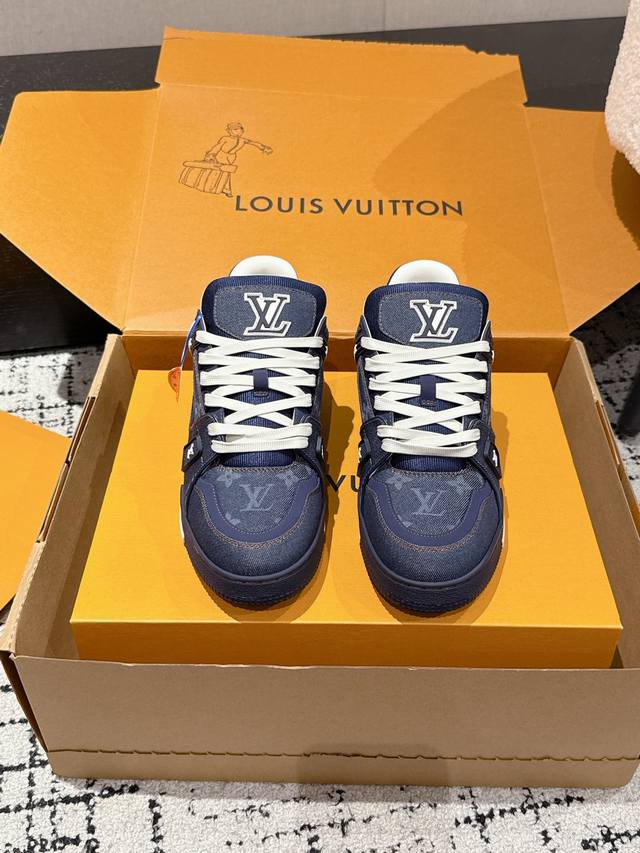 Top Version Lv Louis Vuitton L's Latest Trainer Series Couple Casual Sports Shoe