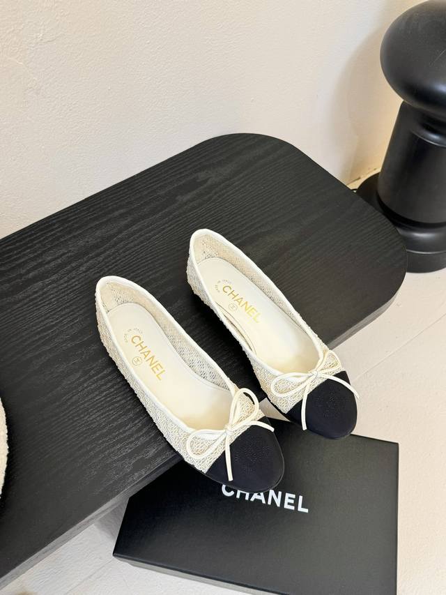 Chanel New Product Bowknot Ballet Flats 1:1 Replica Of The Original Classic Clas