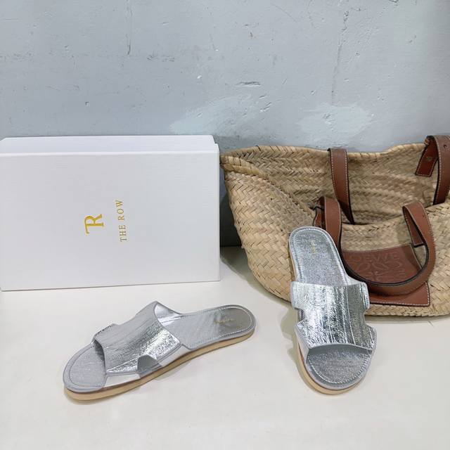High-Quality Factory Niche Fashion Brand The Row 2025 Summer New Simple Eel-Patt