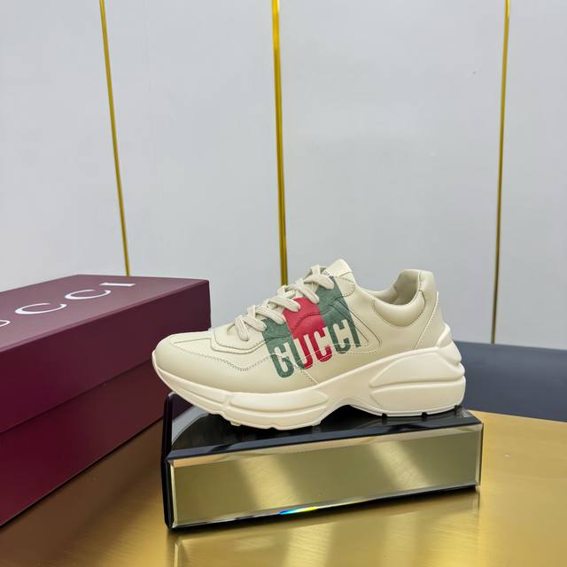 Factory Price Pp Men And Women Top Version Gucci Gucci Dad Shoes Top Version Pur
