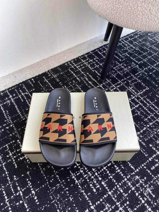 Purchasing Level Marni New Summer Couple Shoes Sandals The Breath Of Summer A Mu