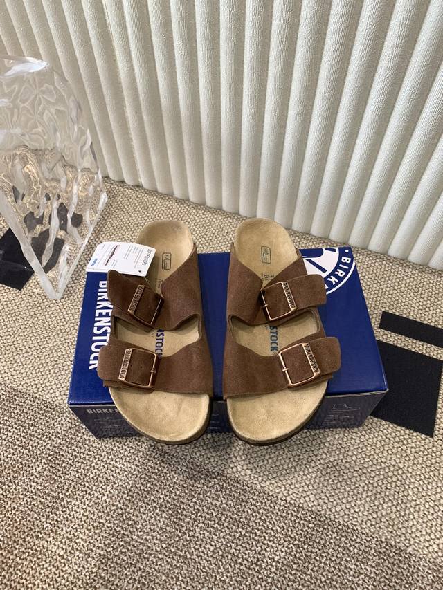 birkenstock Birkenstock Boston Genuine Leather Cork Slippers Birkenstock Beac