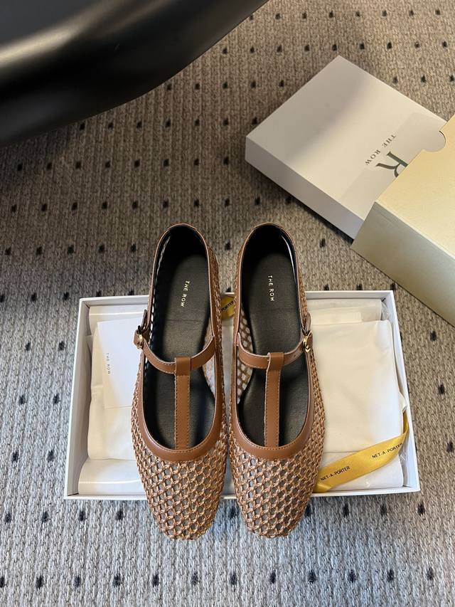 Made In Dongguan The Row 25Ss Woven Mesh Retro Single Shoes I Have To Praise The