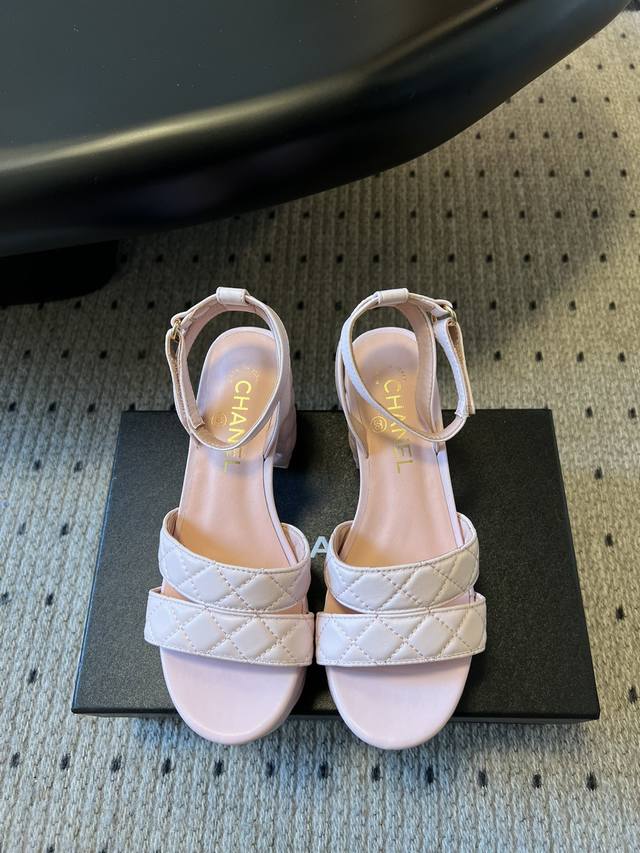 Top Quality Chane* 25Ss Chanel Spring And Summer Thick-Soled High-Water Platform