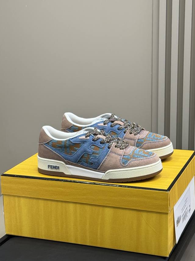 Female Male Fendi Match Ss25 New Color F Classic Skateboard Shoes 25 New Color C