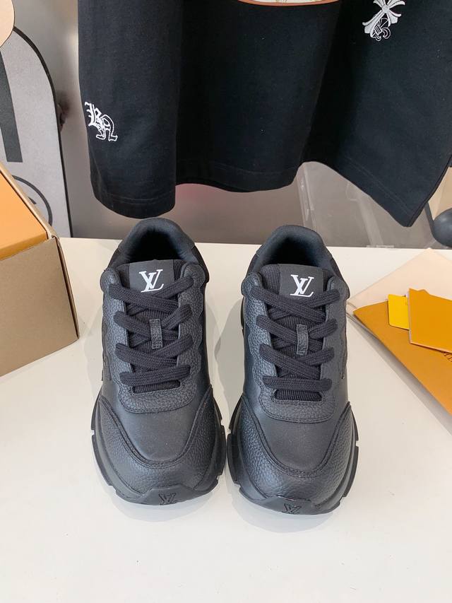 Factory Price P Men Plus 10Lv Louis Vuitton L Home Donkey Brand Thick-Soled Casu