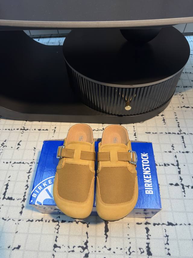 birkenstock 25Ss New Thick-Soled Birkenstock Closed-Toe Slippers With Nezha A