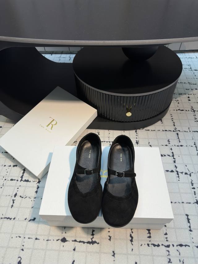 the Row2025 Spring And Summer New Soft Mary Jane Ballet Shoes The New Counter