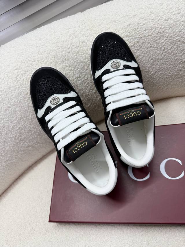 gucci~~The Latest Rhinestone Sports Shoes, Casual Shoes, Small Dirty Shoes~~