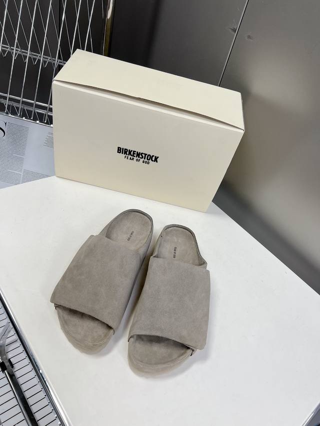 Fabric Leather Fear Of Godbirkenstock Co-Branded Birkenstock Series Slippers Dou