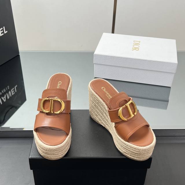 Factory Price Correct High Version 25Ss New Spring And Summer Dior Dway Straw We