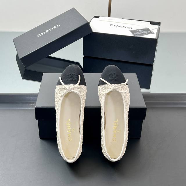High Version Upgraded Version Of Chanel Classic Ballet Flat Shoes Color Matching