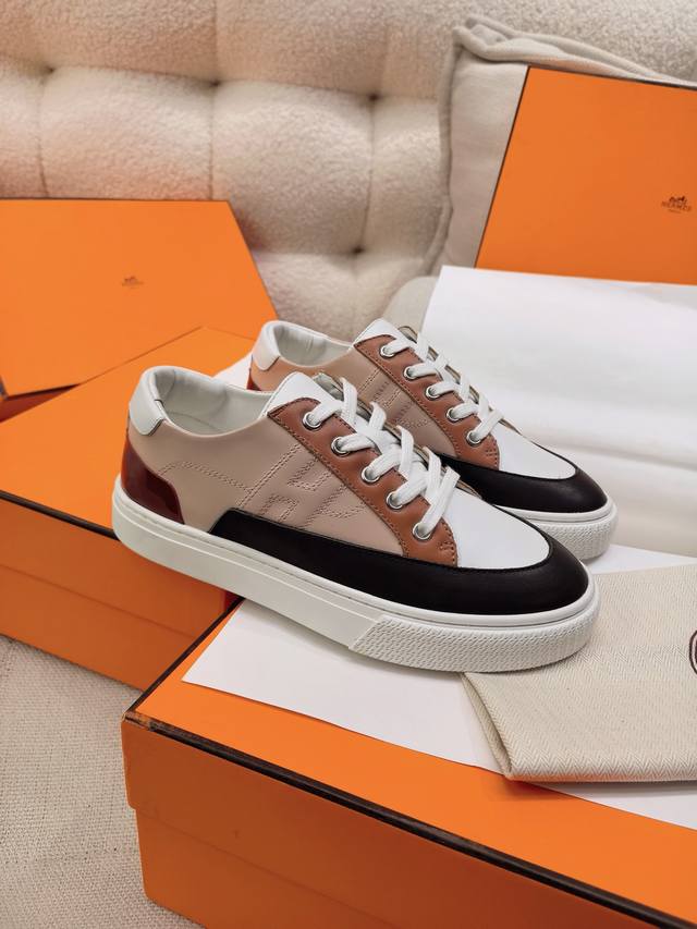 New Herme* H's New Herme* Deep Sneakers Zp Purchased The Top Original Quality, T