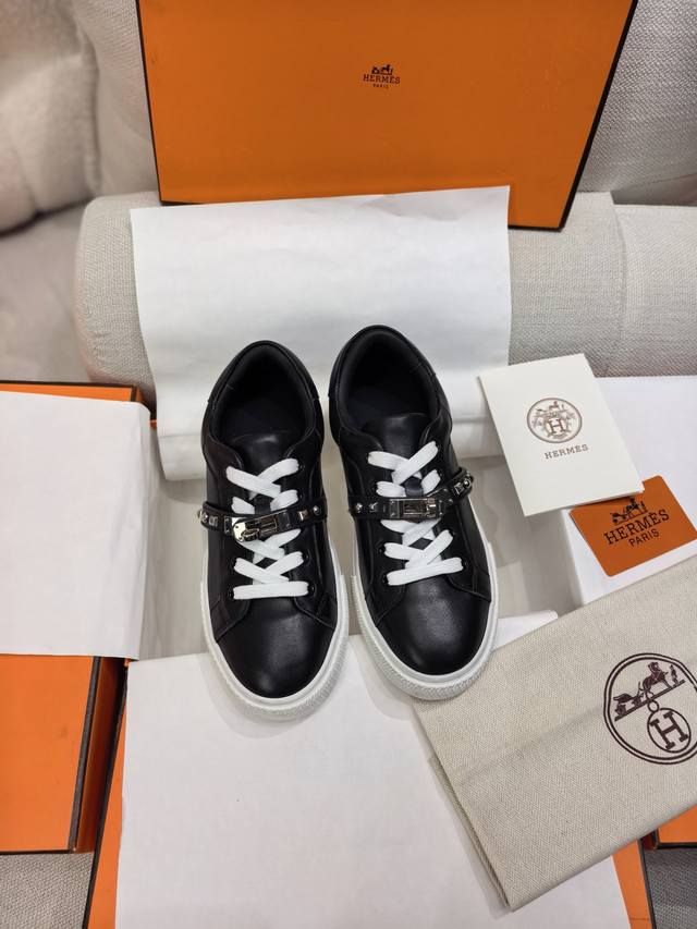 New Herme* H's New Herme* Day Sneakers Zp Purchased The Top Original Quality, Th