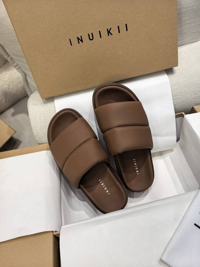 New Inuikii Women's One-Strap Thick-Soled Slippers Original Highest Version Zp C