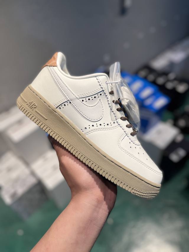 nike Air Force 1 Low Maillard Color Air Force One Low-Top Sports Casual Sneak