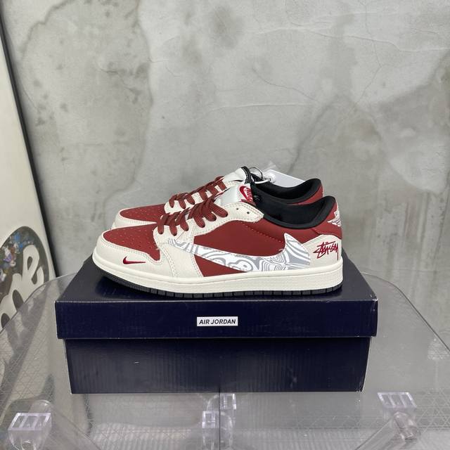 aj1 Low-Top Co-Branded Hook Pure Original Version 36-45 Size