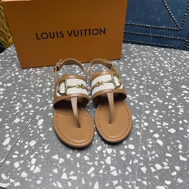Gucci Latest D-Shaped Horsebit Sandals Counter Synchronization Top Version Origi