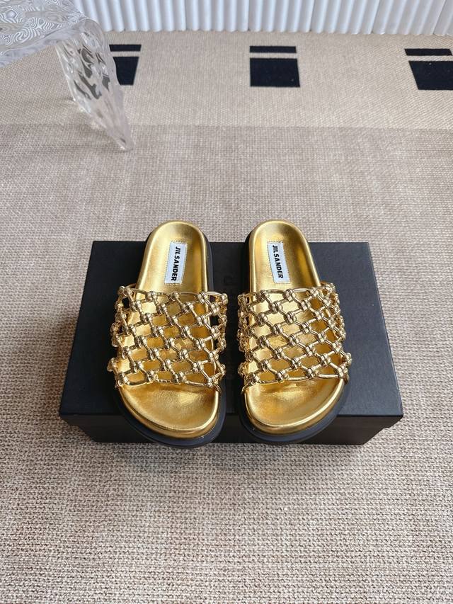 jilsander 2025 Spring And Summer New Braided Slippers Design Highlights Minim