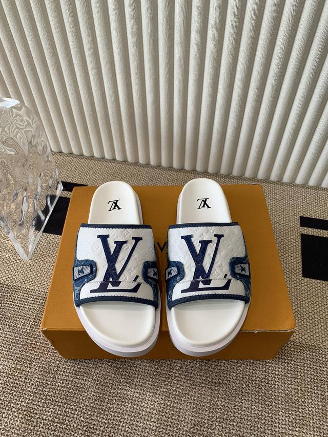 louis Vuitton 24Ss Beach Slippers Another Hot Item, The Latest Top Version Th