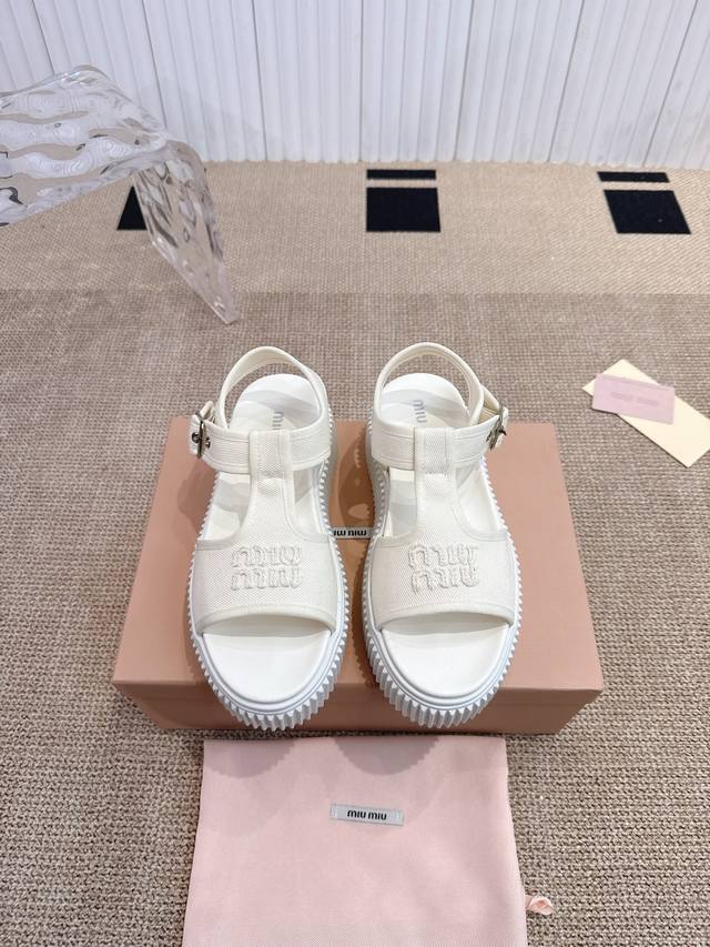 miumiu Miu Miu Platform Sandals This Season's Miumiu Women's Sandals Are Love