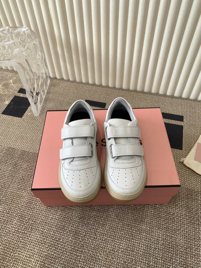 Female And Male 400 Couples Acne Studios Smiley Velcro White Shoes Ouyang Nana S