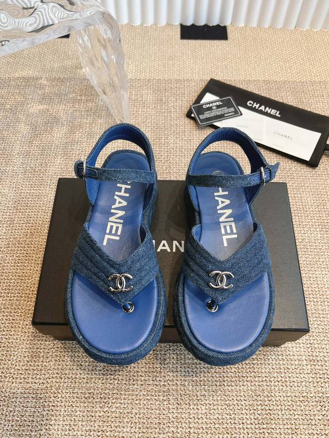 chanel 25S Chanel's New Spring And Summer Hot Thick-Soled Casual Sandals Very